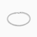 Detail view of 10K gold ice link bracelet at Mayra Jewelry