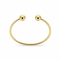 10K yellow gold open cuff bracelet at Mayra Jewelry