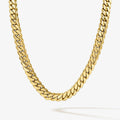 15mm solid gold Cuban link chain at Mayra Jewelry
