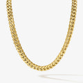 13mm solid gold Cuban link chain at Mayra Jewelry