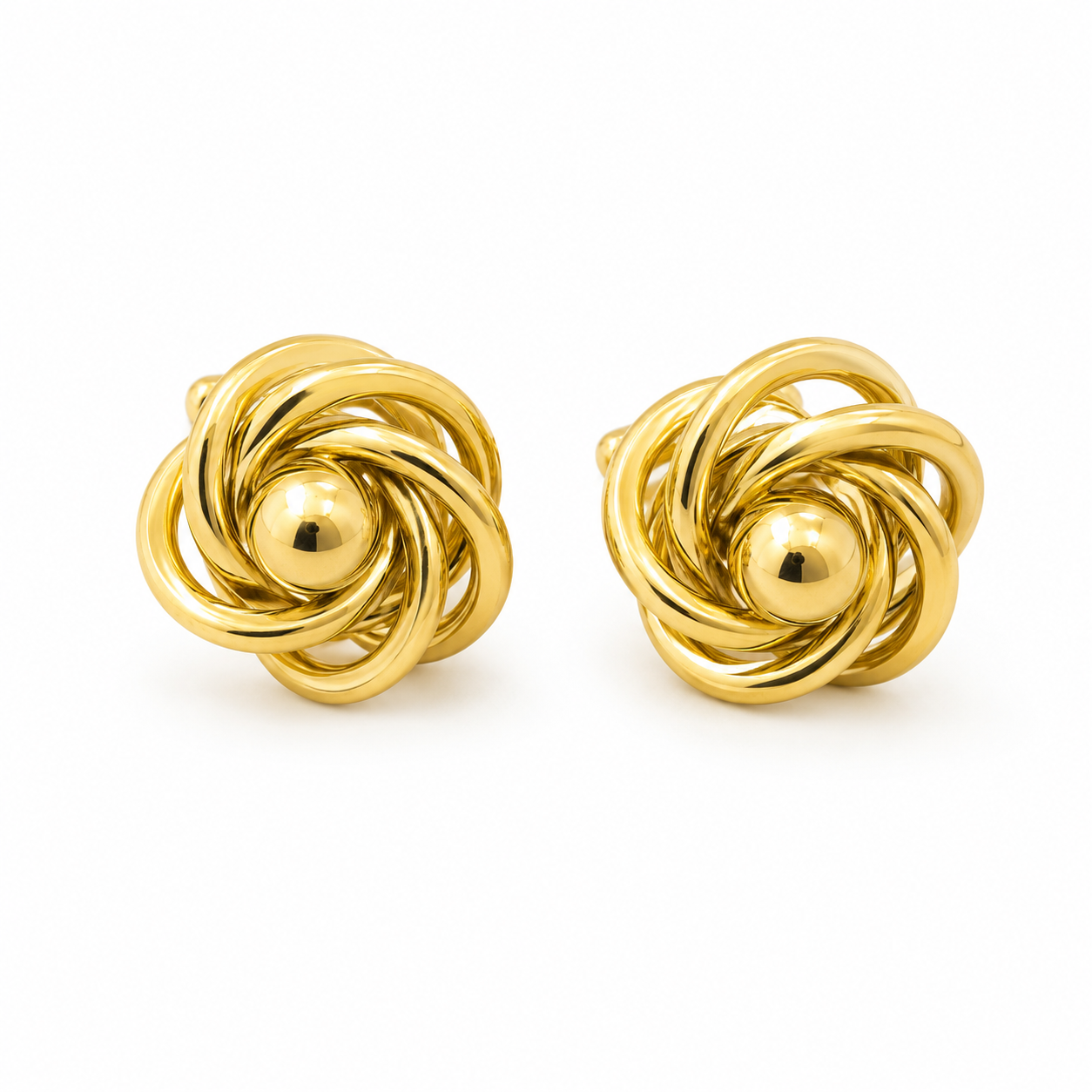 10k Gold knot earrings