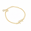Double Chain Bracelet 10k
