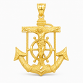 I said nautical anchor with crucifix and rider 10k
