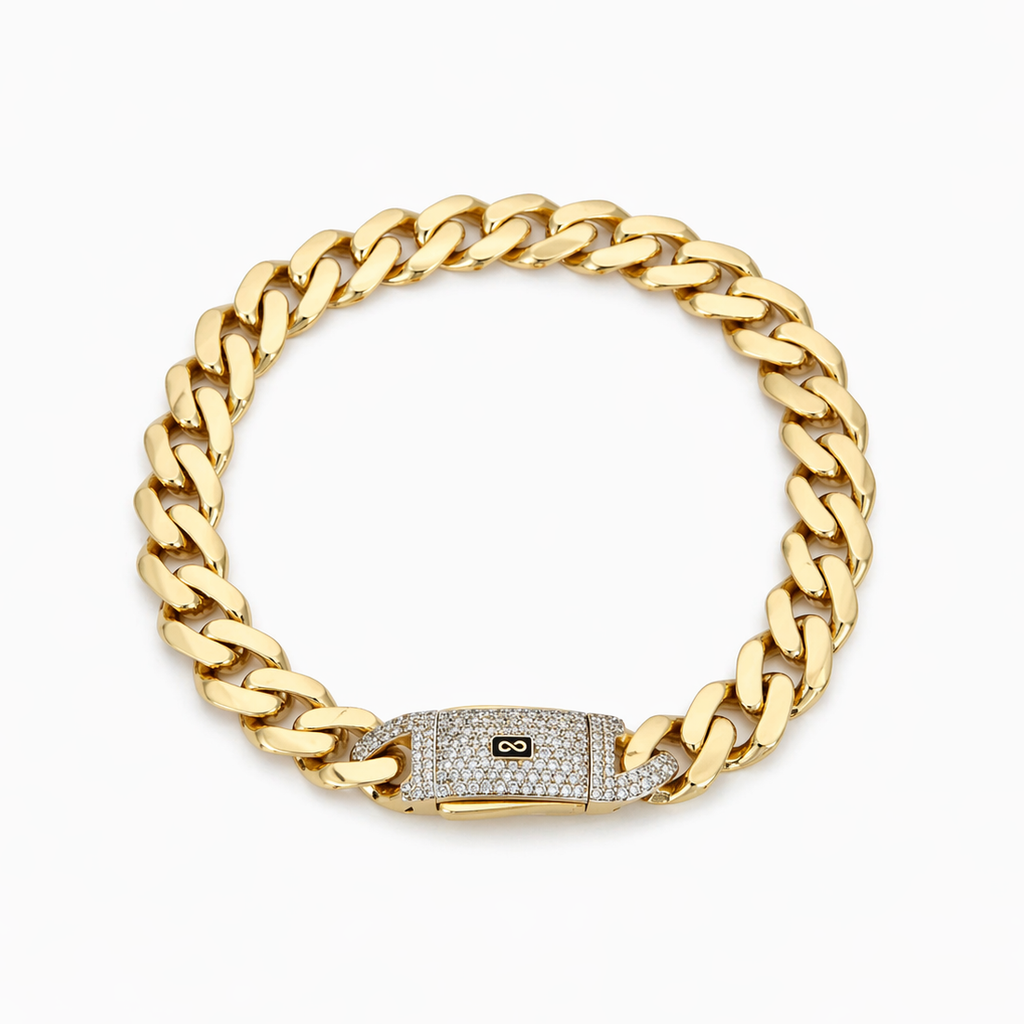 14K yellow gold Monaci bracelet at Mayra Jewelry